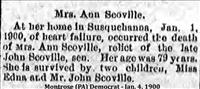 Scoville, Mrs. Ann